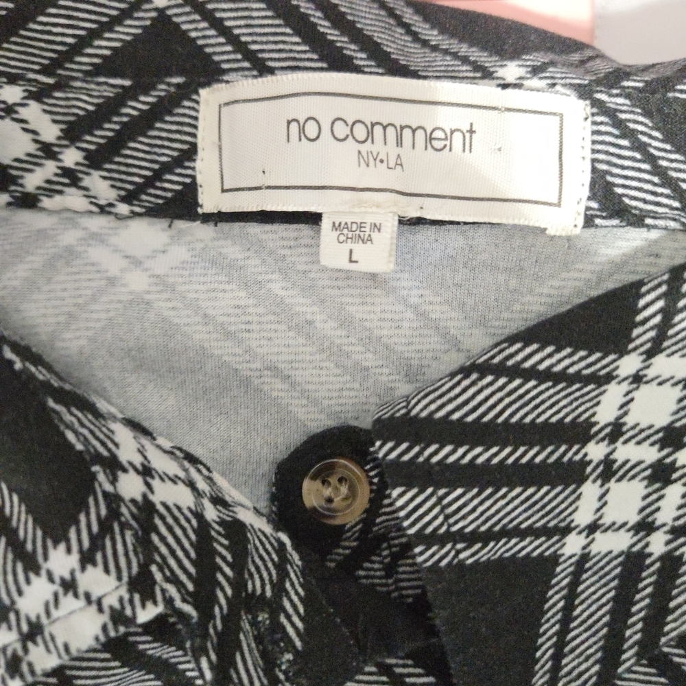 No Comment Chic Black and White Checkered Mini Dress - Picture 9 of 9